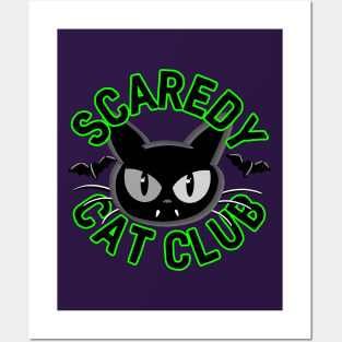 Scaredy Cat Club Memeber Posters and Art